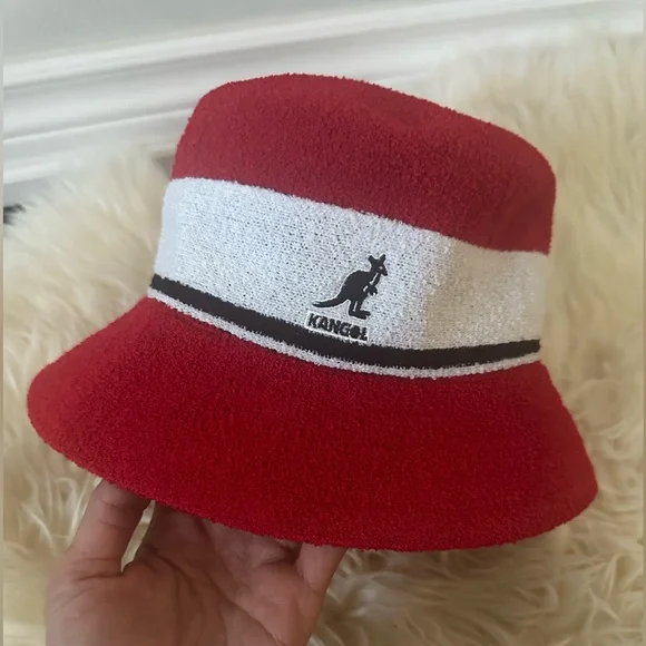 Kangol Vibrant Red Bucket Hat - Picture 1 of 3